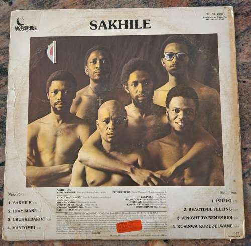 SAKHILE Sakhile (Fair/Poor) Moonshine SHINE 3503 SA Pressing 1982 - VERY RARE