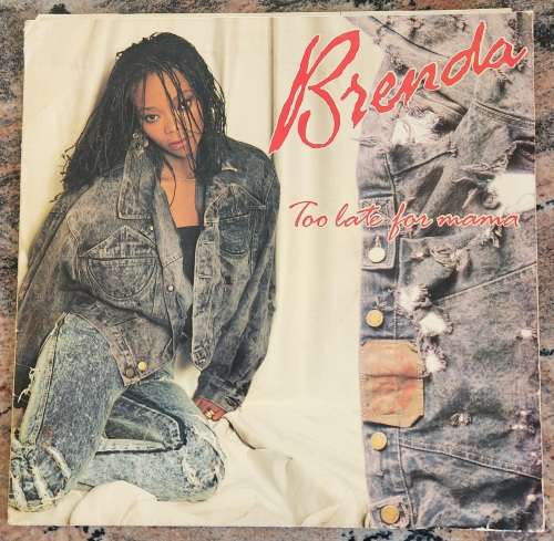 BRENDA FASSIE Too Late For Mama (Good+/VG) CCP BREN (V) 4064231 SA Pressing 1989 - RARE - Lyrics
