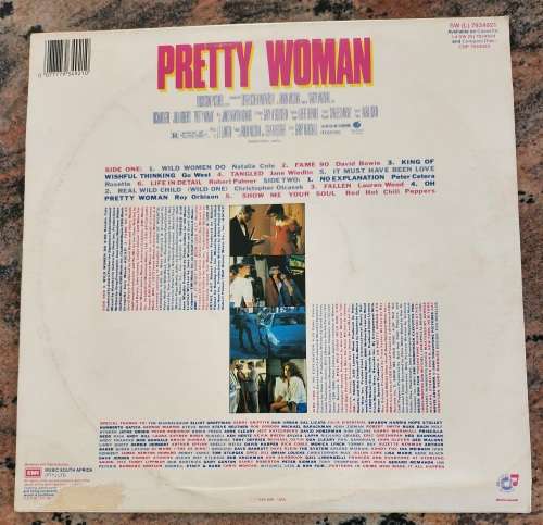 PRETTY WOMAN Original Movie Soundtrack (Very Good+/Very Good) EMI SW (L) 7934921 SA Pressing 1990