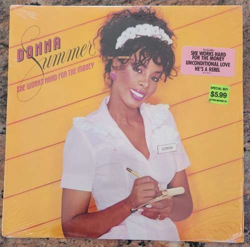 DONNA SUMMER She Works Hard For The Money (VG+/VG+) Mercury 422 812 265 1 USA Pressing 1983 - Lyrics