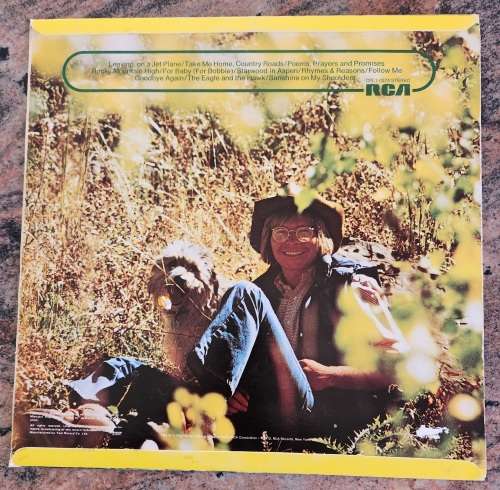 JOHN DENVER Greatest Hits (Very Good+/Very Good+) RCA CPL1 0374 SA Pressing