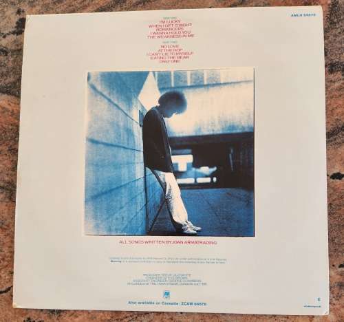 JOAN ARMATRADING Walk Under Ladders (VG+/VG+) AMLH 64876 SA Pressing 1981 - Lyrics