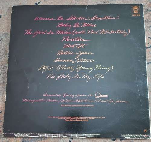 MICHAEL JACKSON Thriller - Gatefold (VG/VG) Epic DNW 2819 SA Pressing 1982 - Lyrics