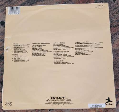 GENE AMMONS Got My Own (Fair/Good+) Prestige Roots FANT 75 SA Pressing 1989 - RARE