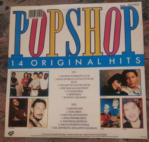 POP SHOP Vol 45 - 14 Original Artists (VG+/VG+) PS 45 SA Pressing - Gatefold