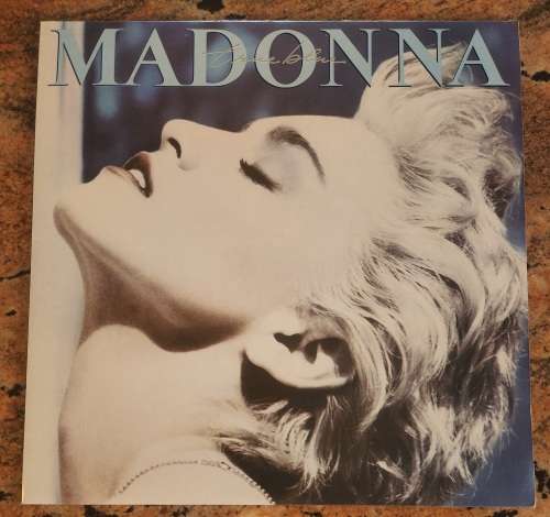 MADONNA True Blue (EXc/Exc) WBC 1604 SA Press 1986 - POSTER - Lyrics inside