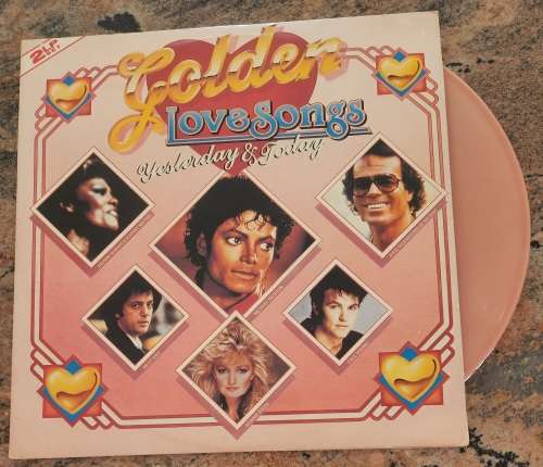 GOLDEN LOVE SONGS Yesterday & Today - Double LP (VG+/VG+) - Peach LP - CBS AGP 137/138 - Gatefold