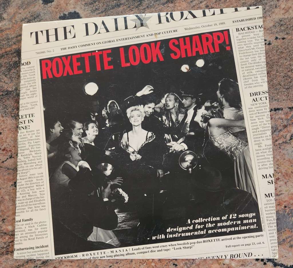 ROXETTE Look Sharp! (Very Good/Very Good+) EMI EMCJ (L) 7910981 SA Pressing 1989
