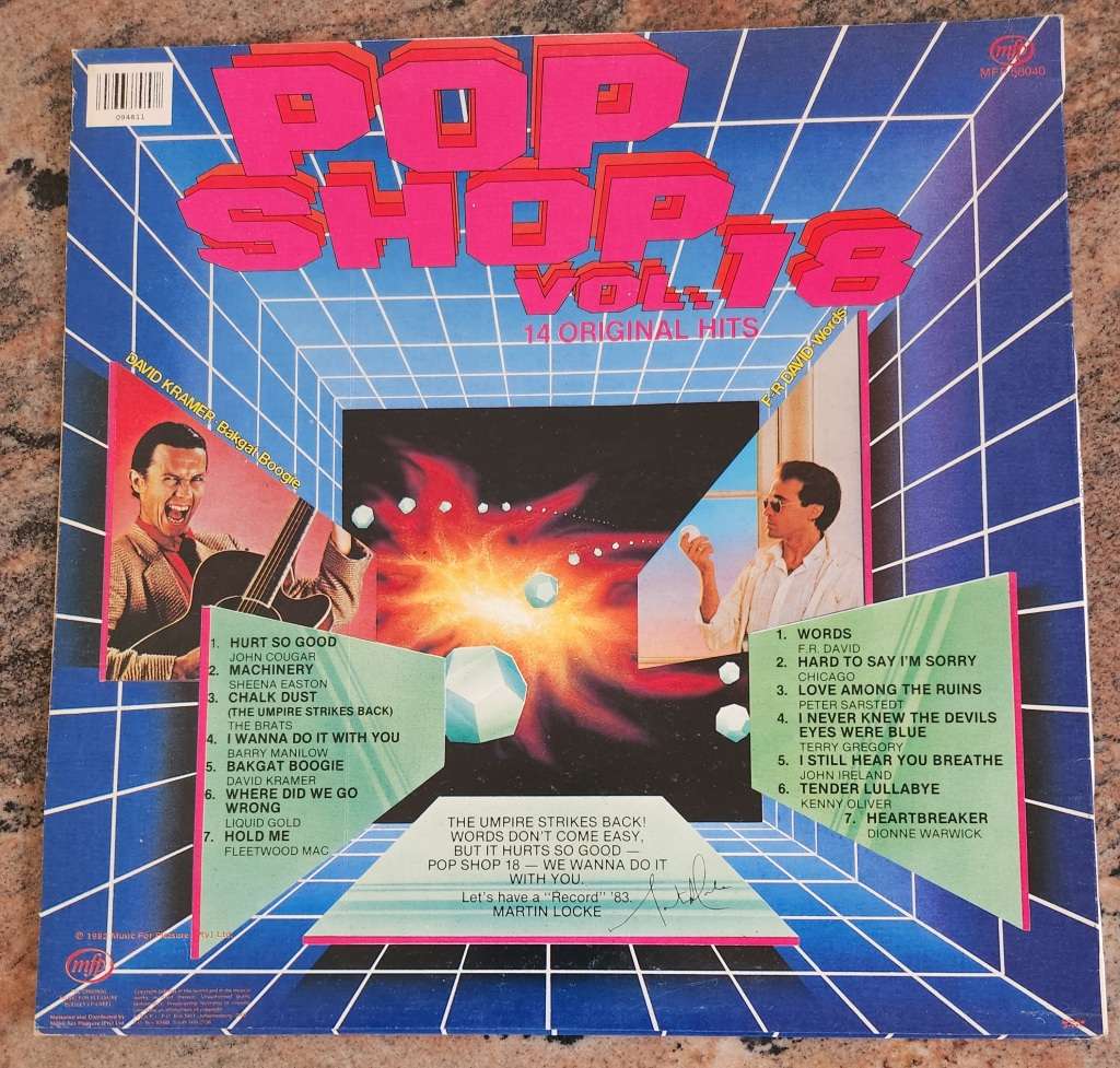 POP SHOP Vol. 18 - 14 Original Artists - Gatefold (VG+/VG+) MFP 58040 SA Pressing 1982