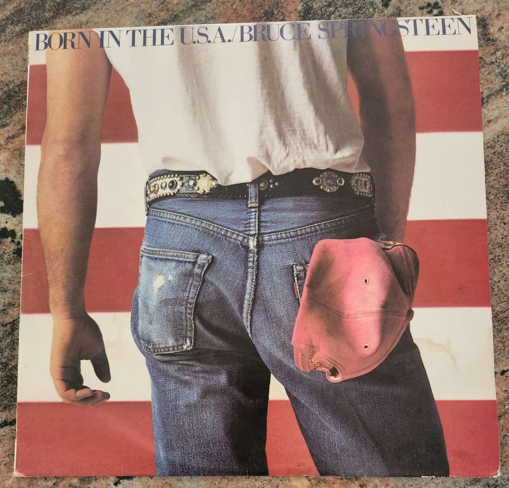 BRUCE SPRINGSTEEN Born In The USA (Very Good+/Very Good+) CBS DNW 2985 SA Pressing 1984