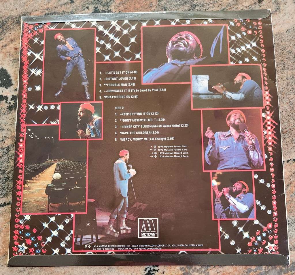 MARVIN GAYE Best Of (VG+/VG+) Motown TMC 5291 SA Pressing - RARE