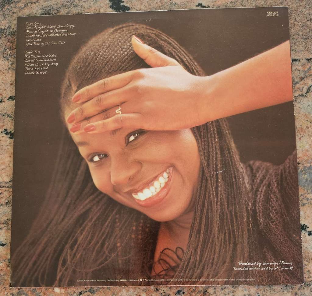 RANDY CRAWFORD Secret Combination - VG+ - UK Pressing - Lyrics - Warner K56904 - 1981 - RARE