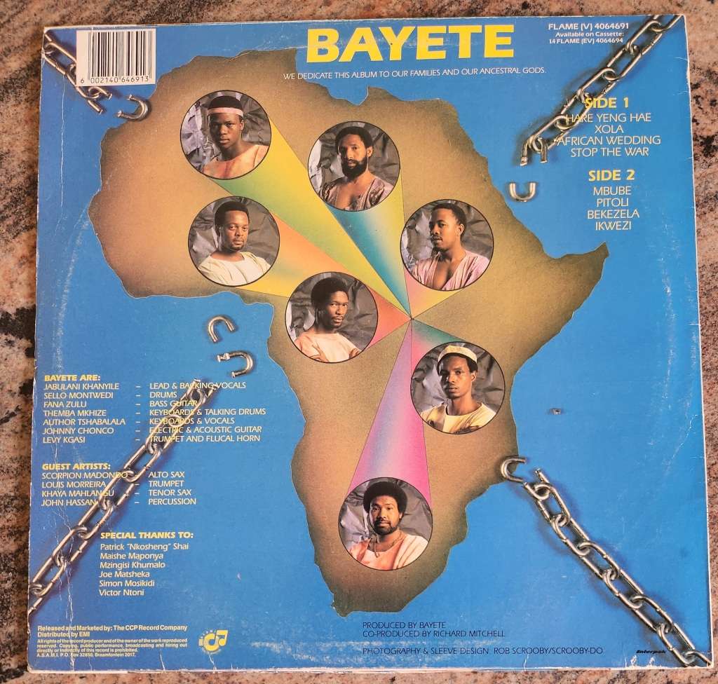 BAYETHE Hare Yeng Hae (VG+/VG) Flame (V) 4064691 SA Pressing 1990 - VERY RARE