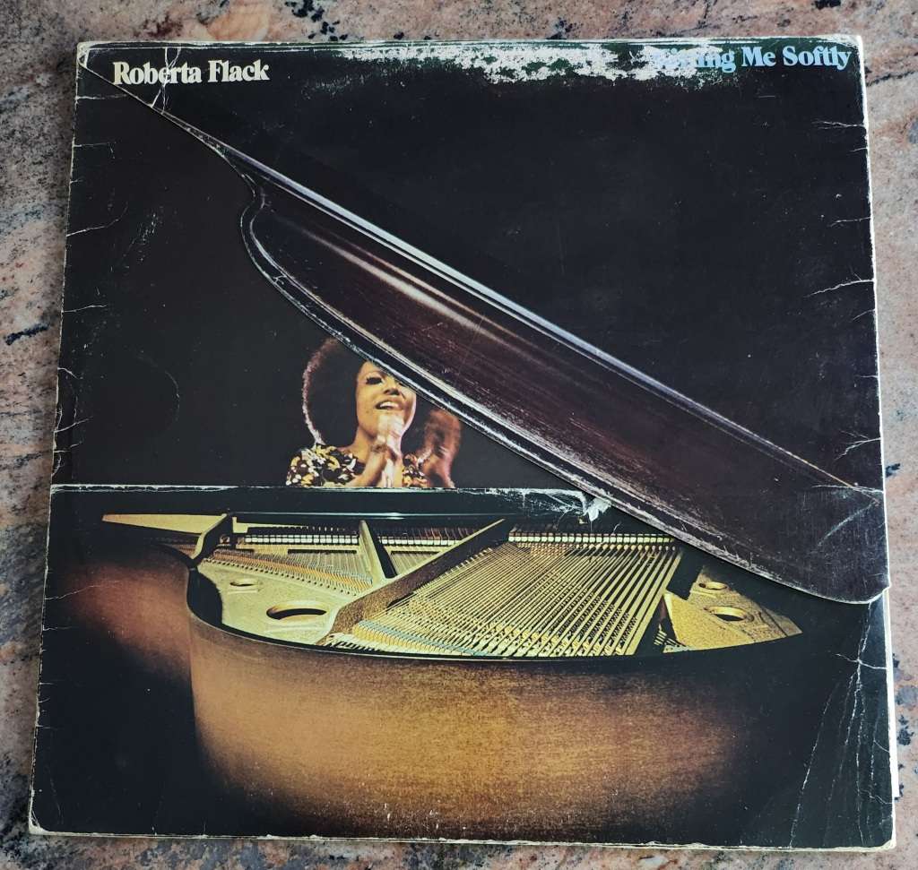 ROBERTA FLACK Killing Me Softly (VG+/VG) Atlantic K 50021 UK Pressing 1973 - Piano sleeve