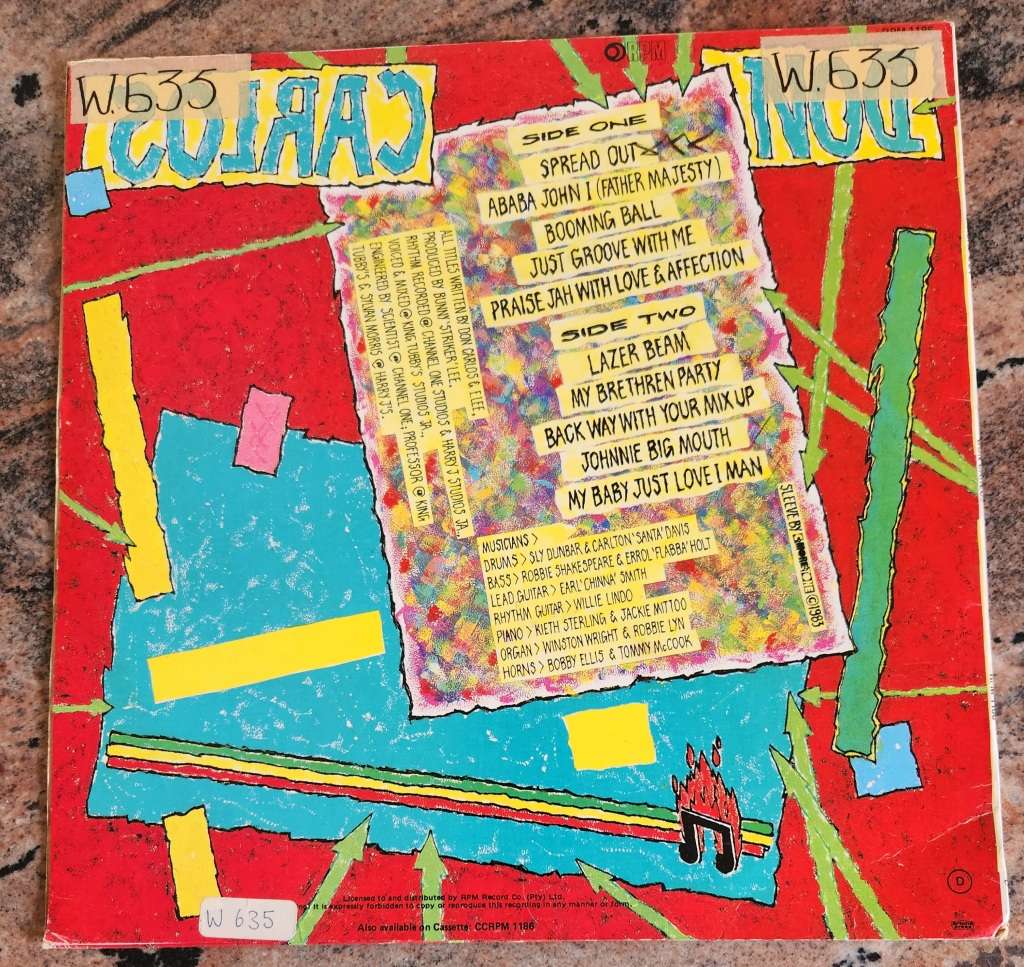 DON CARLOS Spread Out (VG+/VG+) RPM 1186 SA Pressing 1983 - RARE