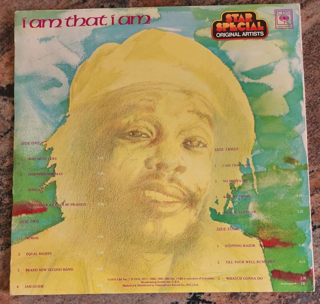 PETER TOSH I Am That I Am - Double LP - Gatefold (VG/VG+) CBS DST 70003 SA Pressing