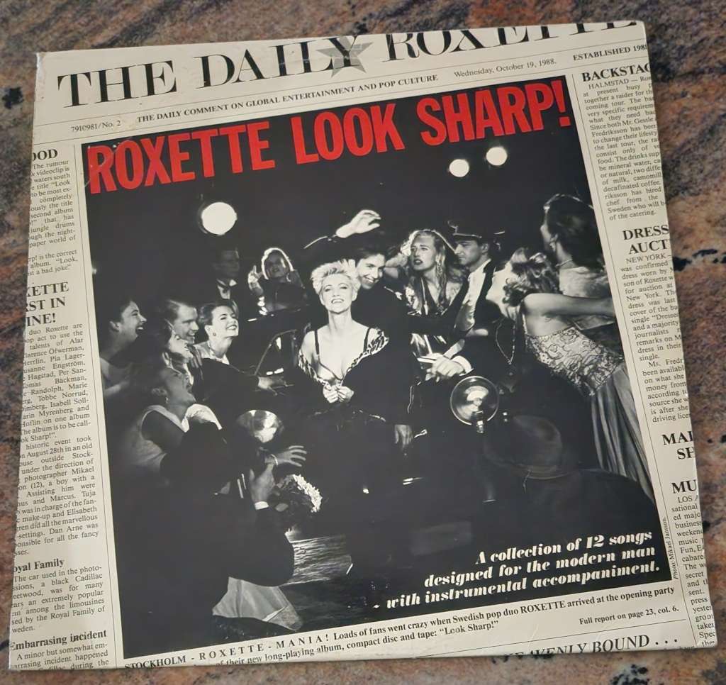 ROXETTE Look Sharp! (VG/VG+) EMI EMCJ (L) 7910981 SA Pressing 1989