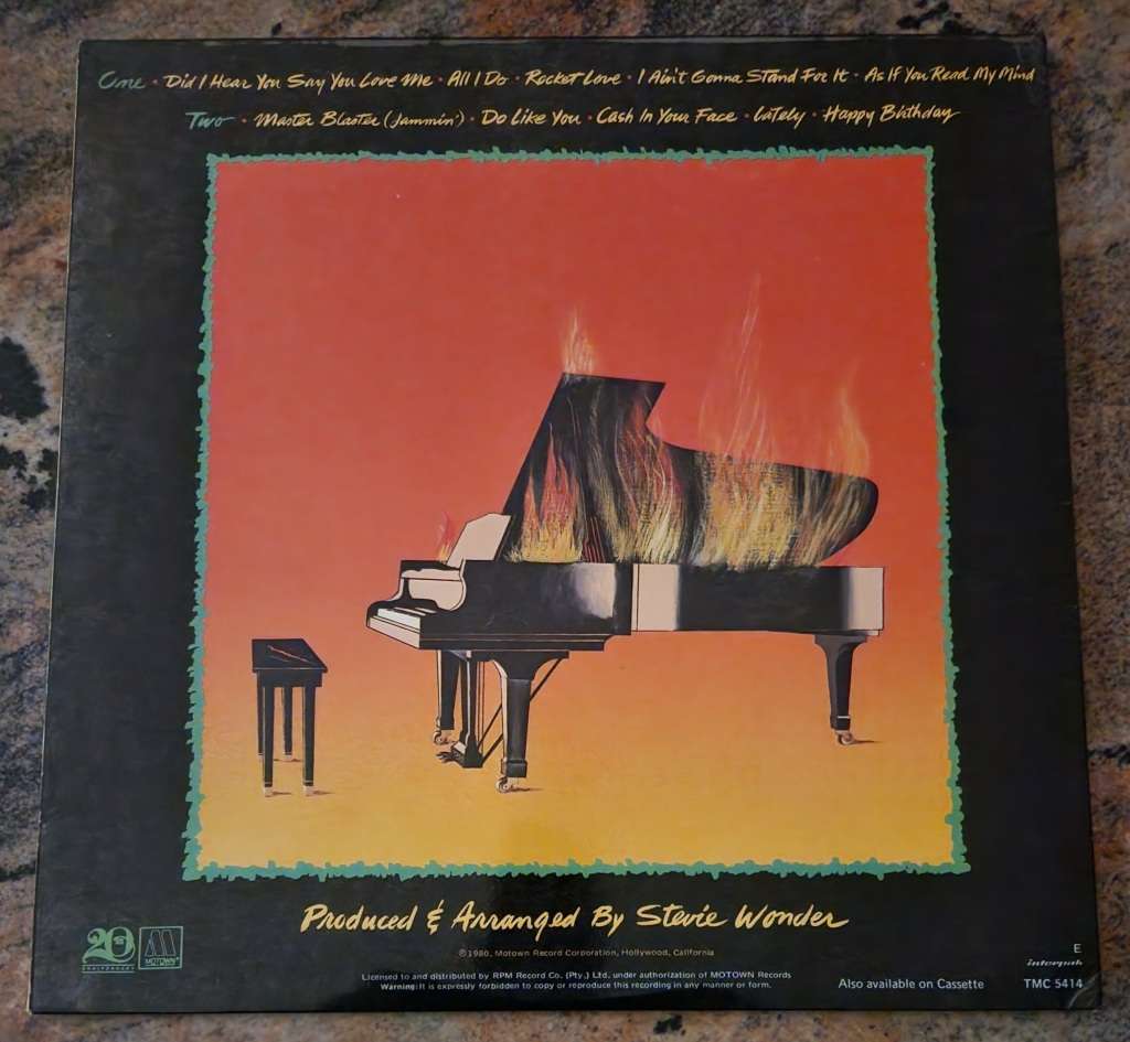 STEVIE WONDER Hotter Than July - Gatefold (VG+/VG+) Motown TMC 5414 SA Pressing