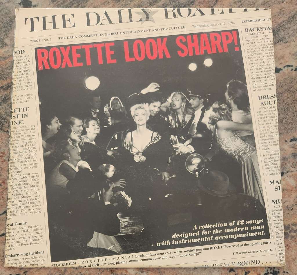 ROXETTE Look Sharp! (VG/VG+) EMI EMCJ (L) 7910981 SA Pressing 1989