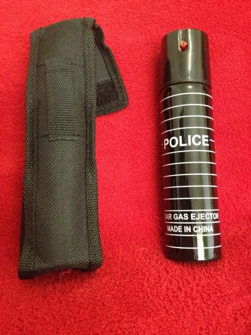 Pepper Spray - Light to carry and easy to use.