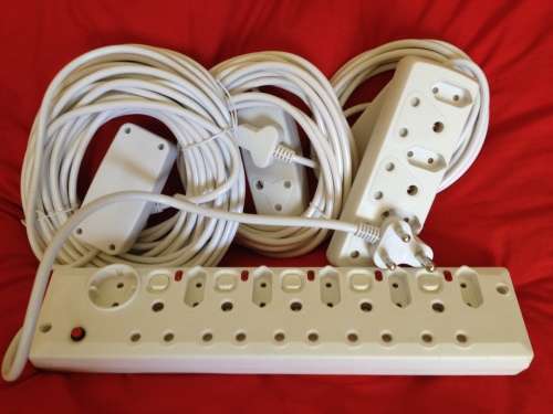 Combo - 20 Meter,10 Meter,5 Meter Extensions + 11 Way and 5 Way Multiplug