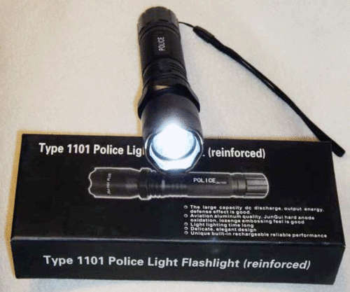 Self Defense Tazer with build in Flashlight - Protect yourself - Ideal for Men and Women