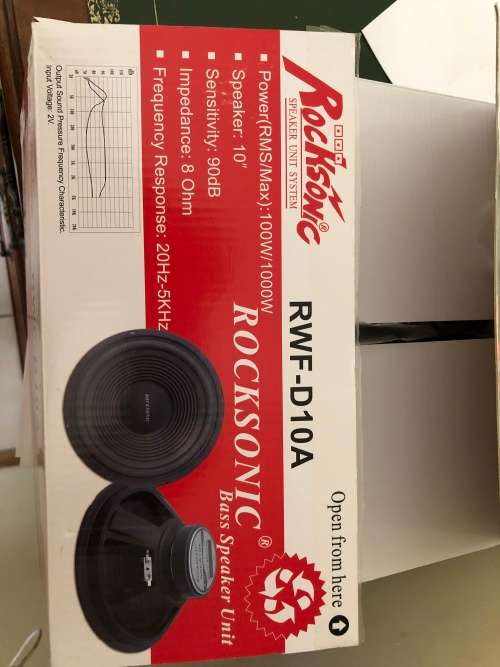 1000Watt Max Rocksonic 10" speaker