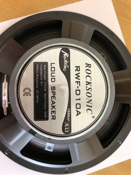 1000Watt Max Rocksonic 10" speaker
