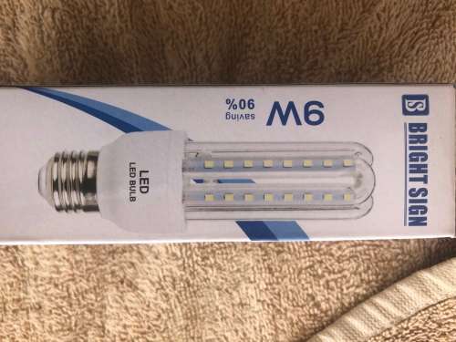 Screw type 9 watt led bulbs