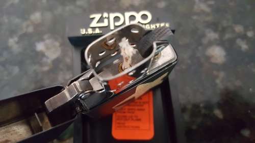 Original 1997 Marlboro Zippo Lighter Matte Black Gold Star New in Box