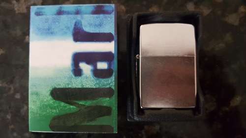 Original 2004 Marlboro Zippo Lighter Menthol Pack Street Chrome New in Box