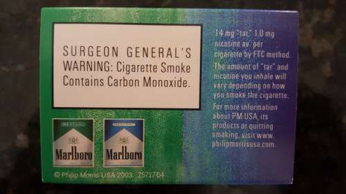 Original 2004 Marlboro Zippo Lighter Menthol Pack Street Chrome New in Box