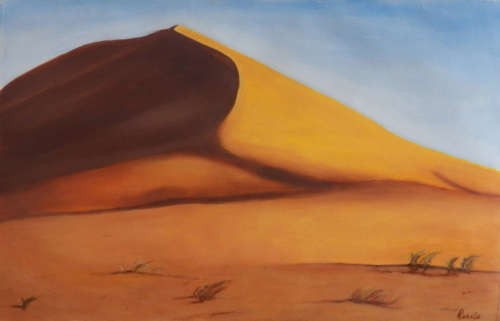 Desert Landscape - Oil painting (350mm x 550mm)