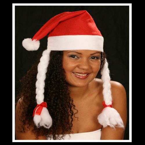 Xmas Hats - Party Hats for Xmas. Pig Tail Xmas Hats