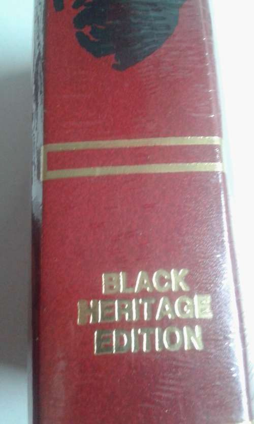 KJV BIBLE - BLACK HERITAGE EDITION - LARGE - WITH GOLD EDGES