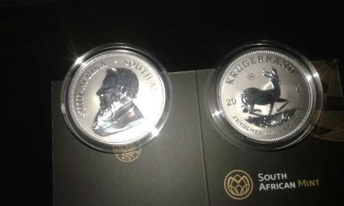 2017 Krugerrand - first 1 oz Silver Coin - with 50th celebration mark