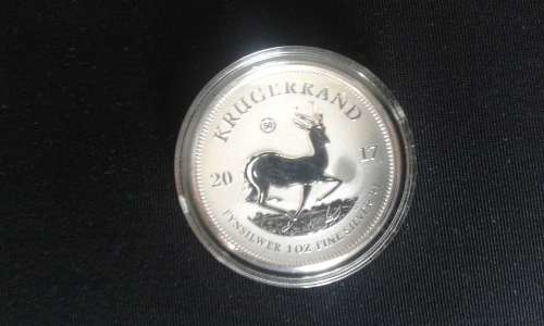 2017 Krugerrand - first 1 oz Silver Coin - with 50th celebration mark