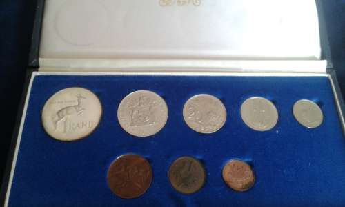 1975 - RSA SILVER PROOF COIN SET - NO GOLD