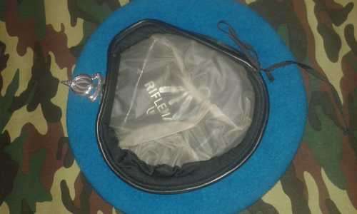 SADF FINANCE SERVICES CORPS BERET WITH CAP BADGE AND BALKIE