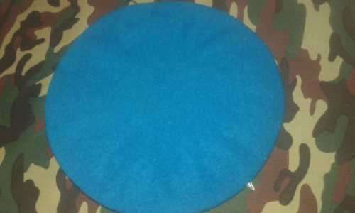 SADF FINANCE SERVICES CORPS BERET WITH CAP BADGE AND BALKIE