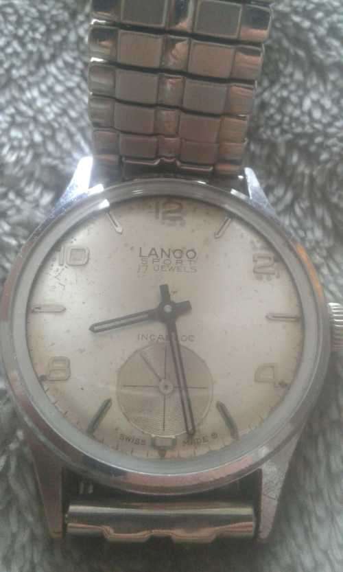 LANCO MENS WATCH ---IN NEED OF SERVICE