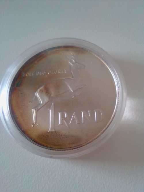 1990 RSA SILVER ONE RAND PROOF COIN ---LOW START