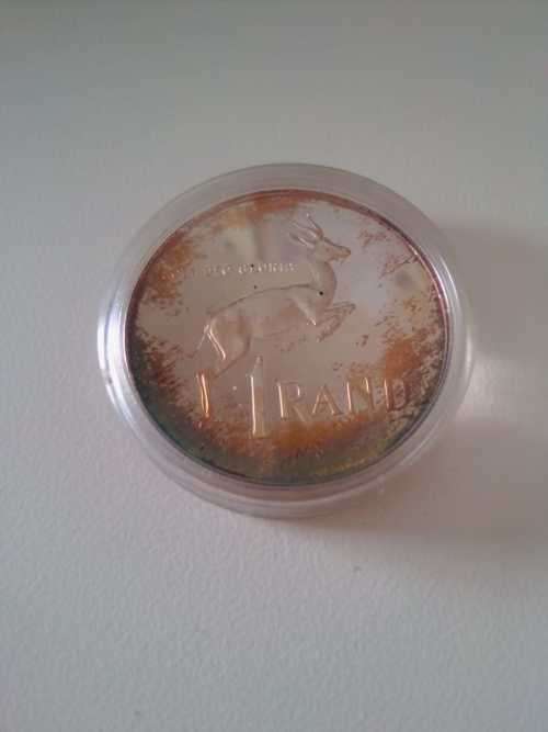 1990 RSA SILVER ONE RAND PROOF COIN --- BARGAIN START