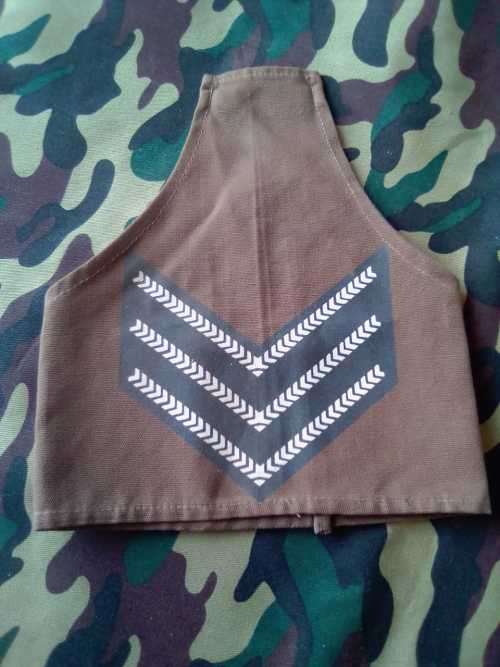 SADF BRASSARD SET    (1 X STAFF SERGEANT/ 1 X SERGEANT)