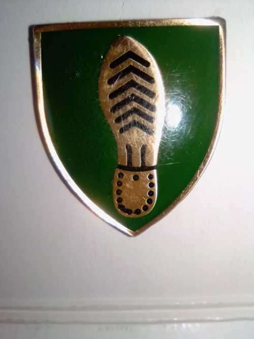 SADF/SANDF TRACKER INSTRUCTOR (PIN BADGE - SMALL) - CLASS 3 GREEN