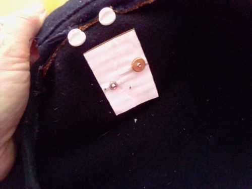 SADF TECHNICAL SERVICES BERET WITH CAP BADGE AND BALKIE