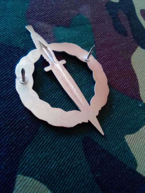 SADF RECCE OPERATORS BADGE - chromed