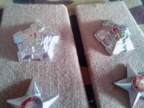 SADF COLONEL RANK EPAULETTES (SET)