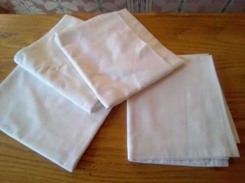 WHITE STANDARD SIZE PILLOWCASES - IN GOOD CONDITION (BID PER ITEM)