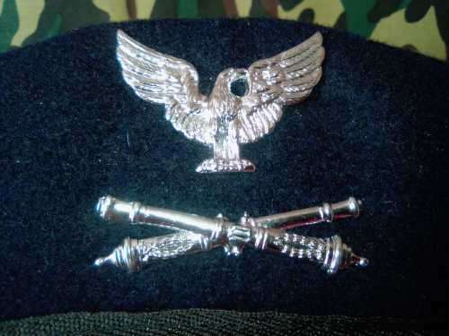 SADF STAATS ARTILLERY BERET - FULL - WITH ONE SHOULDER FLASH